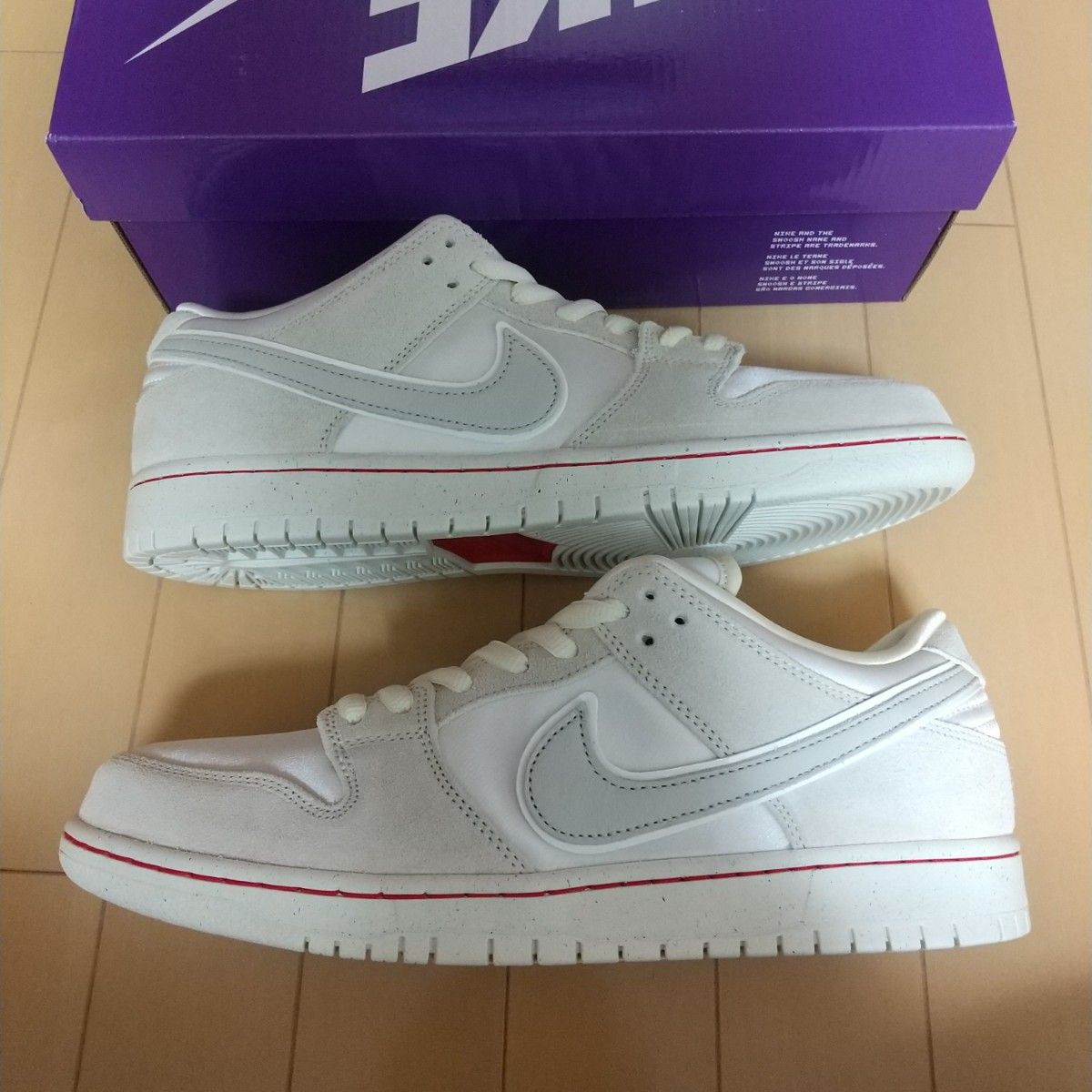 NIKE SB DUNK LOW PRM バーガンディ ココナッツミルク 30cm ナイキ ダンク