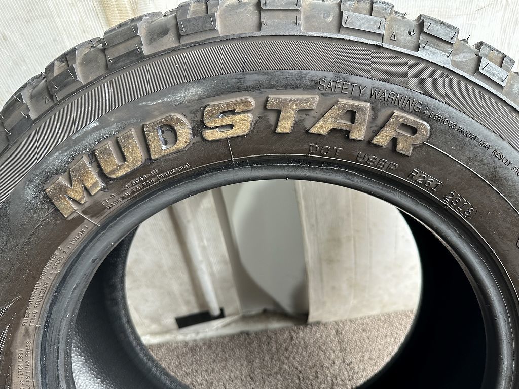 215/70R16 100T 4本 MUDSTAR RADIAL M/T【中古/埼玉より発送】_画像8