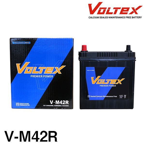 【大型商品】 VOLTEX アイドリングストップ用 バッテリー V-M42R ホンダ S660 DBA-JW5 交換 補修