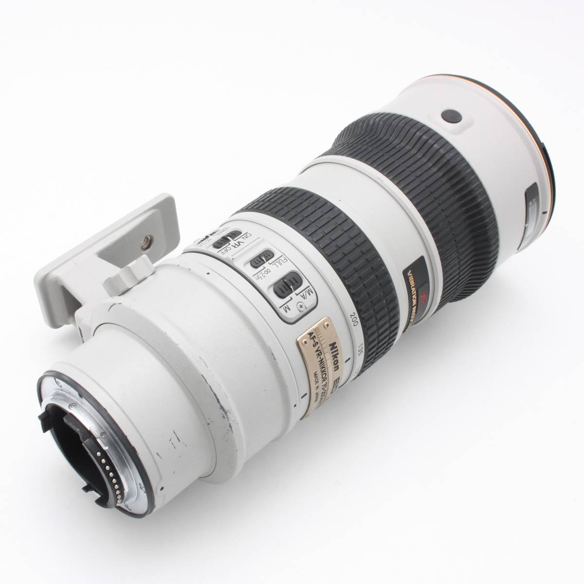 【Y1042】Nikon AF-S VR Zoom Nikkor ED 70-200mm F2.8G (IF) ライトグレーの画像2
