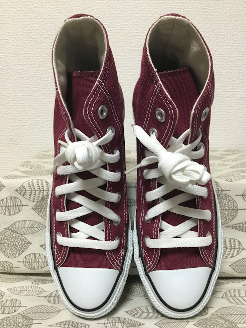 ◆美品 送料込 24.0 コンバース CONVERSE スニーカー 紫 03 0225_画像3