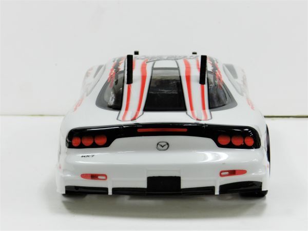  super-discount * has painted final product * full set . Japan nationwide free shipping * turbo with function 2.4GHz 1/10 drift radio controlled car Mazda RX-7 FD3S type white 2