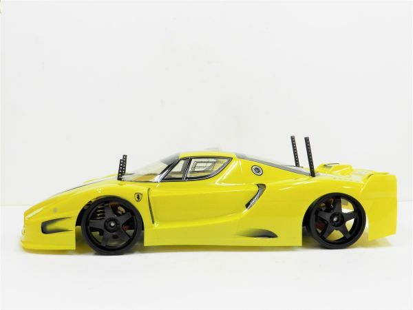  super-discount * has painted final product * full set . Japan nationwide free shipping * turbo with function 2.4GHz 1/10 drift radio controlled car Ferrari type yellow 