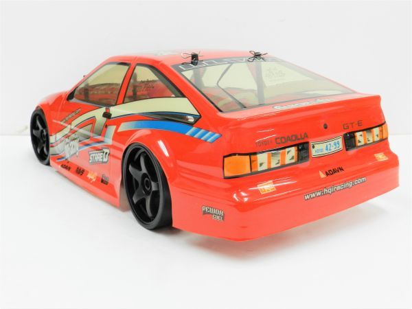  super-discount * has painted final product * full set . Japan nationwide free shipping turbo with function * 2.4GHz 1/10 drift radio controlled car Toyota 86 Levin type red 