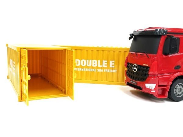  total length 590mm 2.4GHz 1/26 scale large container trailer radio-controller * sea con trailer radio-controller [ Mercedes Benz official license model ]