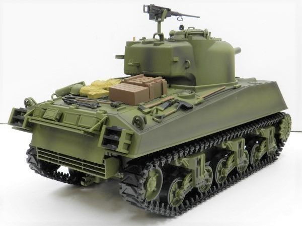 [ infra-red rays Battle system attaching against war possibility has painted final product tank radio-controller ] Heng Long Ver.7.0 2.4GHz 1/16 M4A3 car - man 3898-1