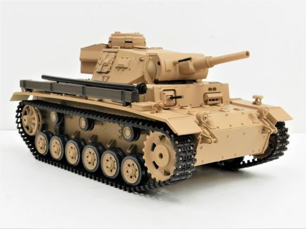 パーティを彩るご馳走や 【赤外線バトルシステム付 対戦可能 塗装済み完成品】Heng Long Ver.7.0 2.4GHz 1/16ドイツ陸軍 III号 H型 German PanzerIII-H 3849-1 バッテリー、充電器