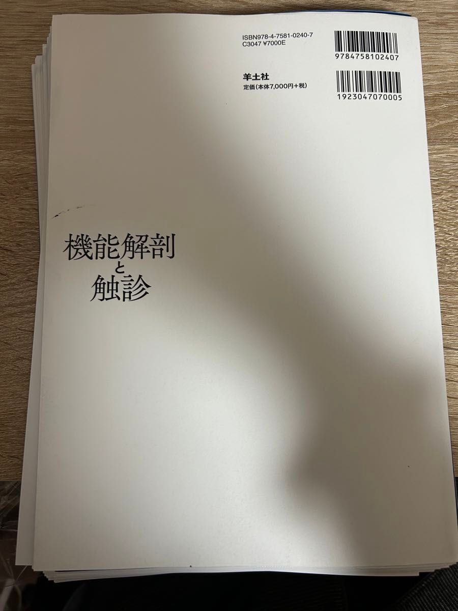 機能解剖と触診　裁断済み