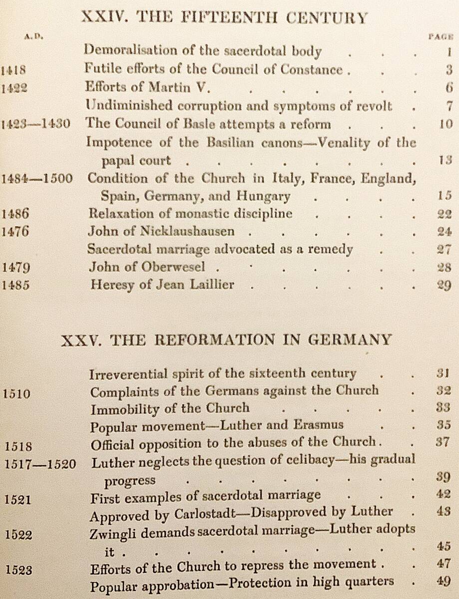 洋書 全2冊揃い キリスト教会 聖職者の独身制史 History of sacerdotal celibacy in the Christian church 1907年3版改訂 ●カトリック_画像8