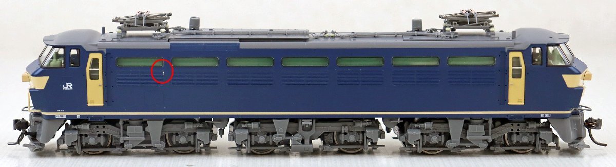 S★中古品★鉄道模型 HOゲージ 『JR EF66形電気機関車(前期型・JR貨物新更新車)』 トミーテック/TOMIX HO-119 ※付属品一部欠品あり_塗装剥がれあり