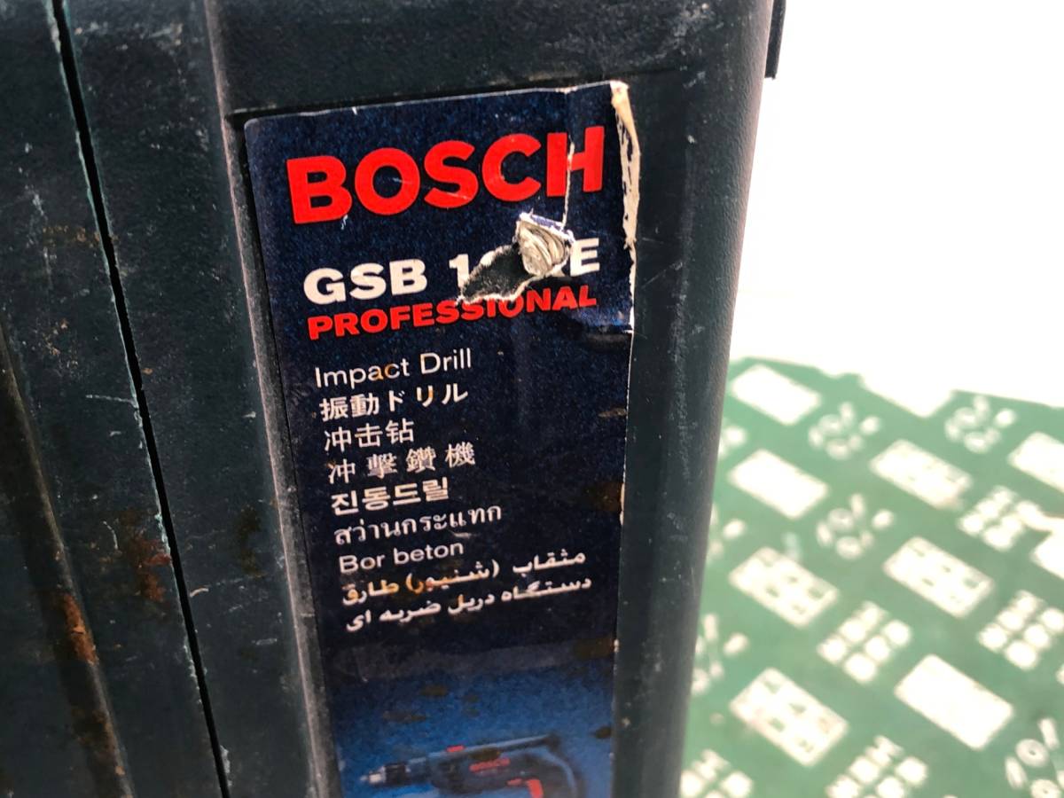 中古品 電動工具 BOSCH ボッシュ 振動ドリル GSB10RE/N 本体のみ、木工 木材加工、鉄工 金属加工 IT2AA3MMH4E4_画像9