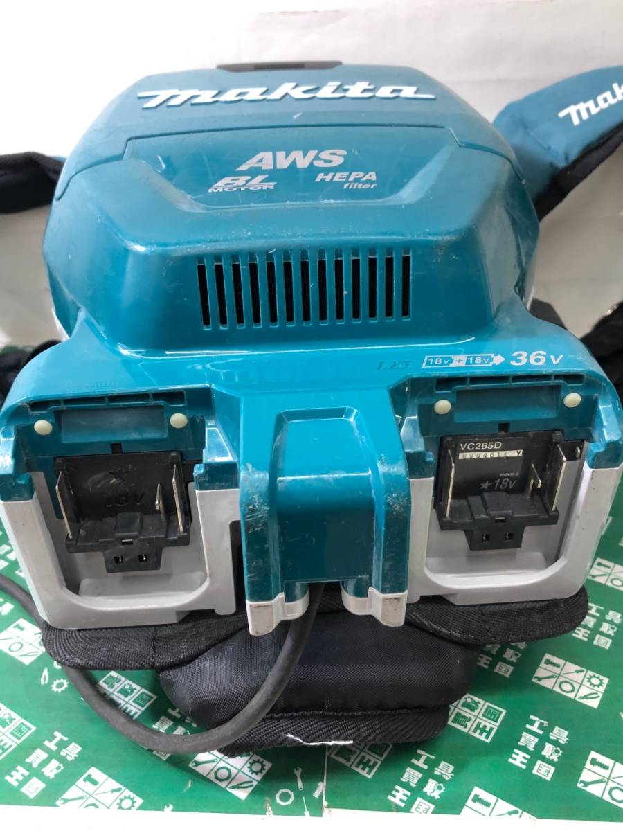 中古品 電動工具 ★マキタ(Makita) 充電式背負い集じん機 36V VC265DZ 屋外作業、木工 木材加工 IT5DBIW6WMA8_画像6