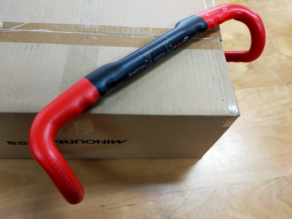 新品未使用 EC90 AERO カーボン ドロップハンドル 31.8×420㎜ リーチ75㎜ ドロップ130㎜ EASTON イーストン