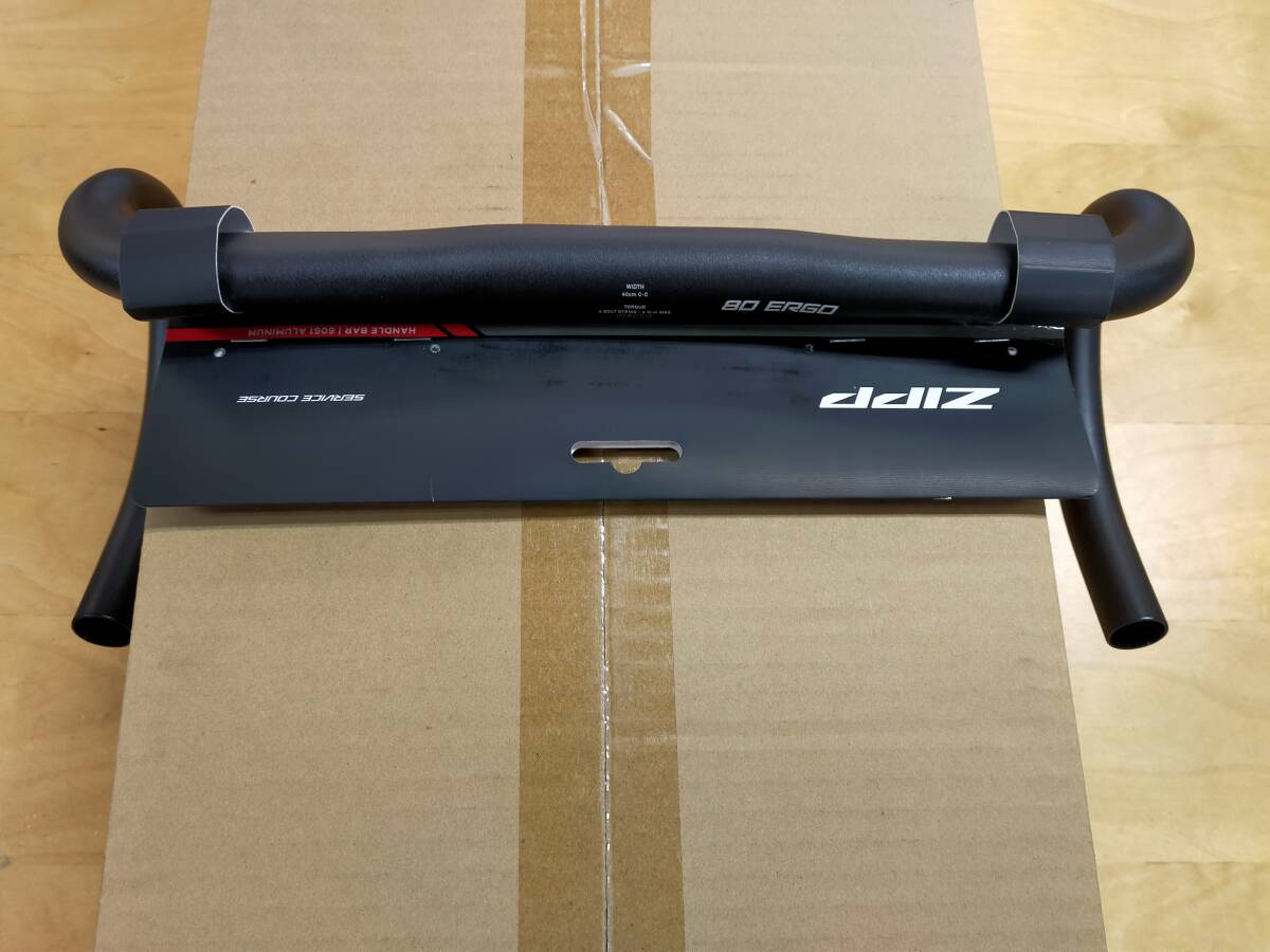 ZIPP SERVICE COURSE 80 ERGO　アルミ　400mm C-C リーチ 80mm　ドロップ 125mm ジップ　サービス　コース