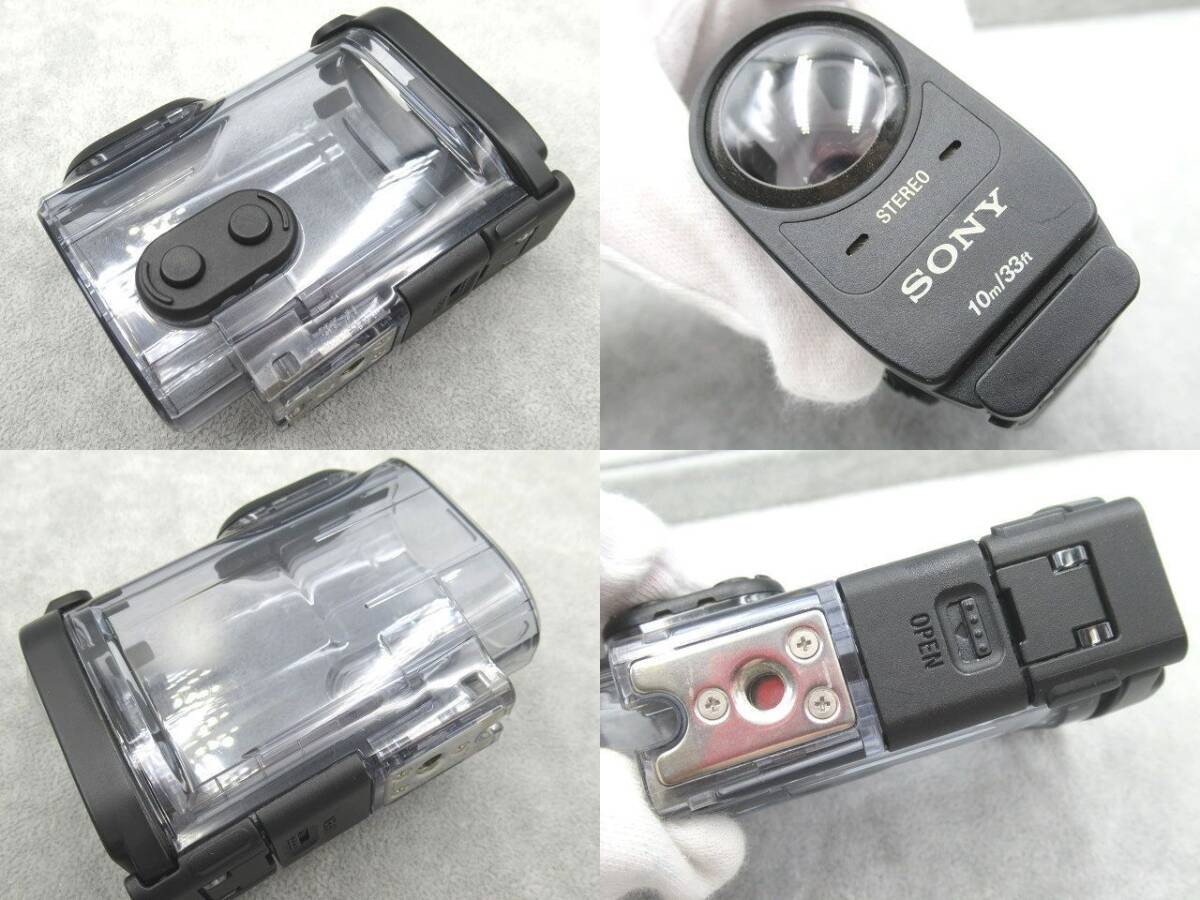 ☆SONY ソニー Splashproof Exmor R デジタル4Kビデオカメラレコーダー アクションカム FDR-X1000V 中古 本体のみ ホワイト☆_画像7