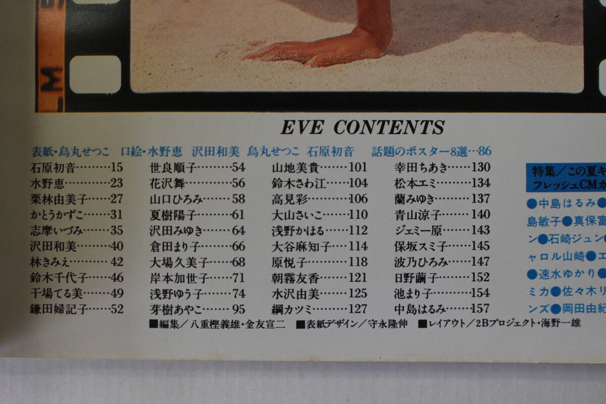 昭和レトロ雑誌　平凡パンチ　１９８０年　春写真集　表紙/鳥丸せつこ_画像3