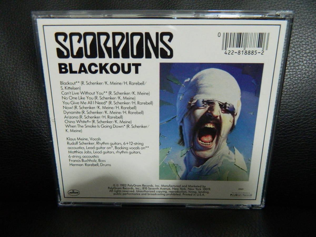 (52)　 SCORPIONS　　/　 　BLACKOUT　　　 輸入盤　 　　ジャケ、経年の汚れあり_画像3