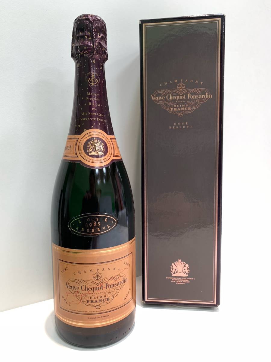 【B-13398IS】未開栓 Veuve Clicquot Ponsardin Rare Vintage Ros ヴーヴ・クリコ ポンサルダン レア ヴィンテージ ロゼ 1985 750ml_画像1