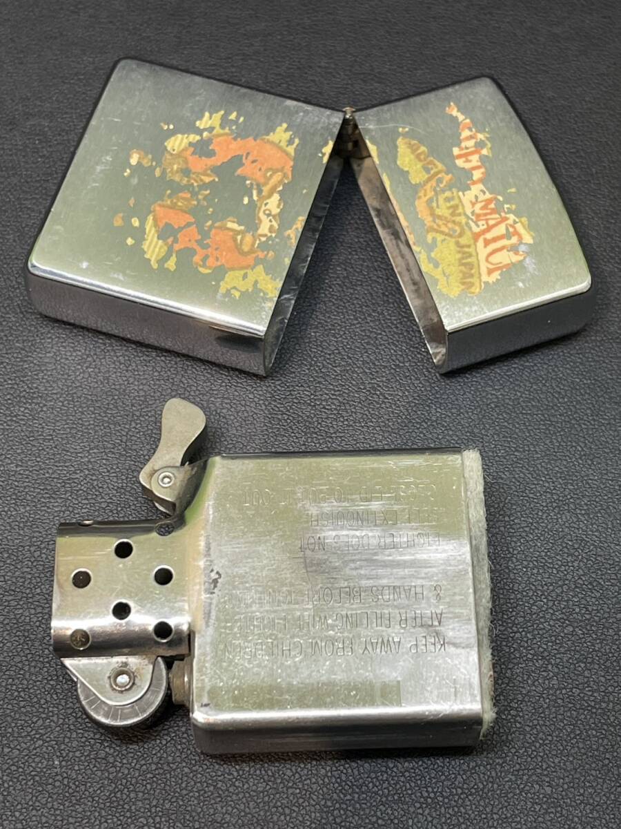 【F393CK】限定品 053/100 ZIPPO ジッポ ジッポー 2000年製造 イラスト ウサギ カンガルー ライター ⅩⅥ 喫煙具 着火未確認