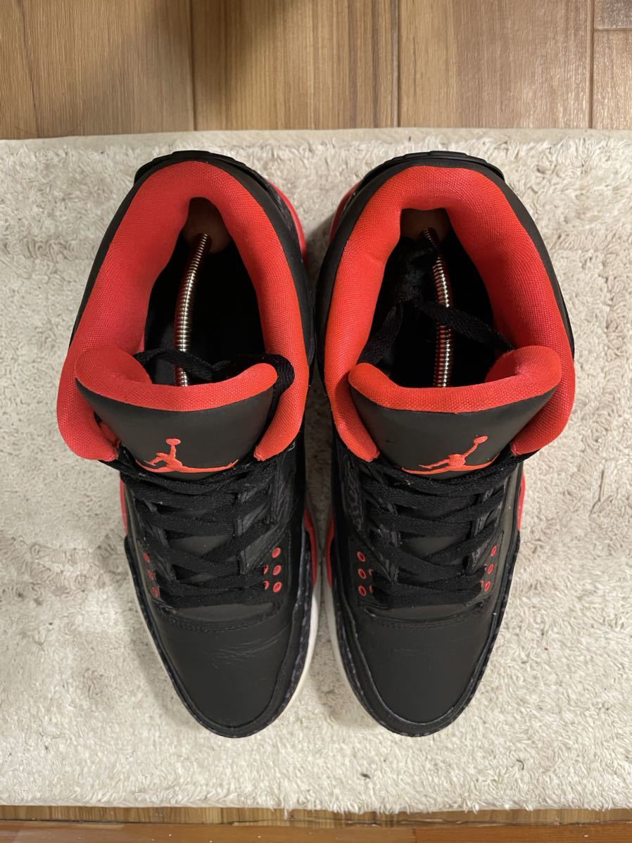 Nike Air Jordan 3 Retro Crimson 29cm_画像3