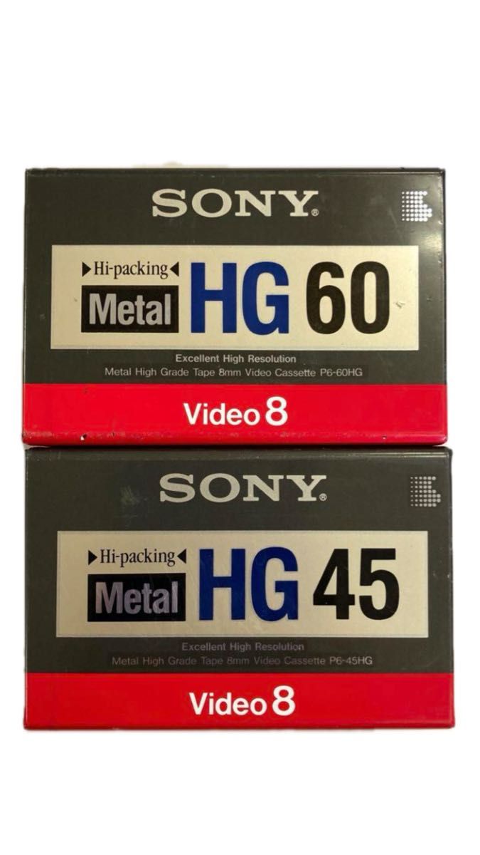 【未使用】SONY ソニー Video8 Metal メタル　HG-45 HG-60