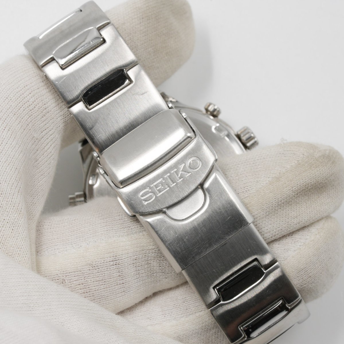 セイコー SEIKO 腕時計 スカイ プロフェッショナル アラーム 7T34-0AA0 メンズ クオーツ 動作品 中古 [質イコー]_画像4