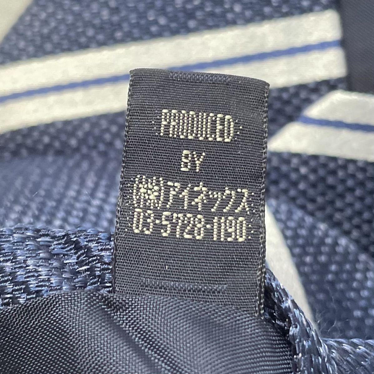 united arrows green label relaxing 日本製 シルク100% ネクタイ ストライプ_画像2