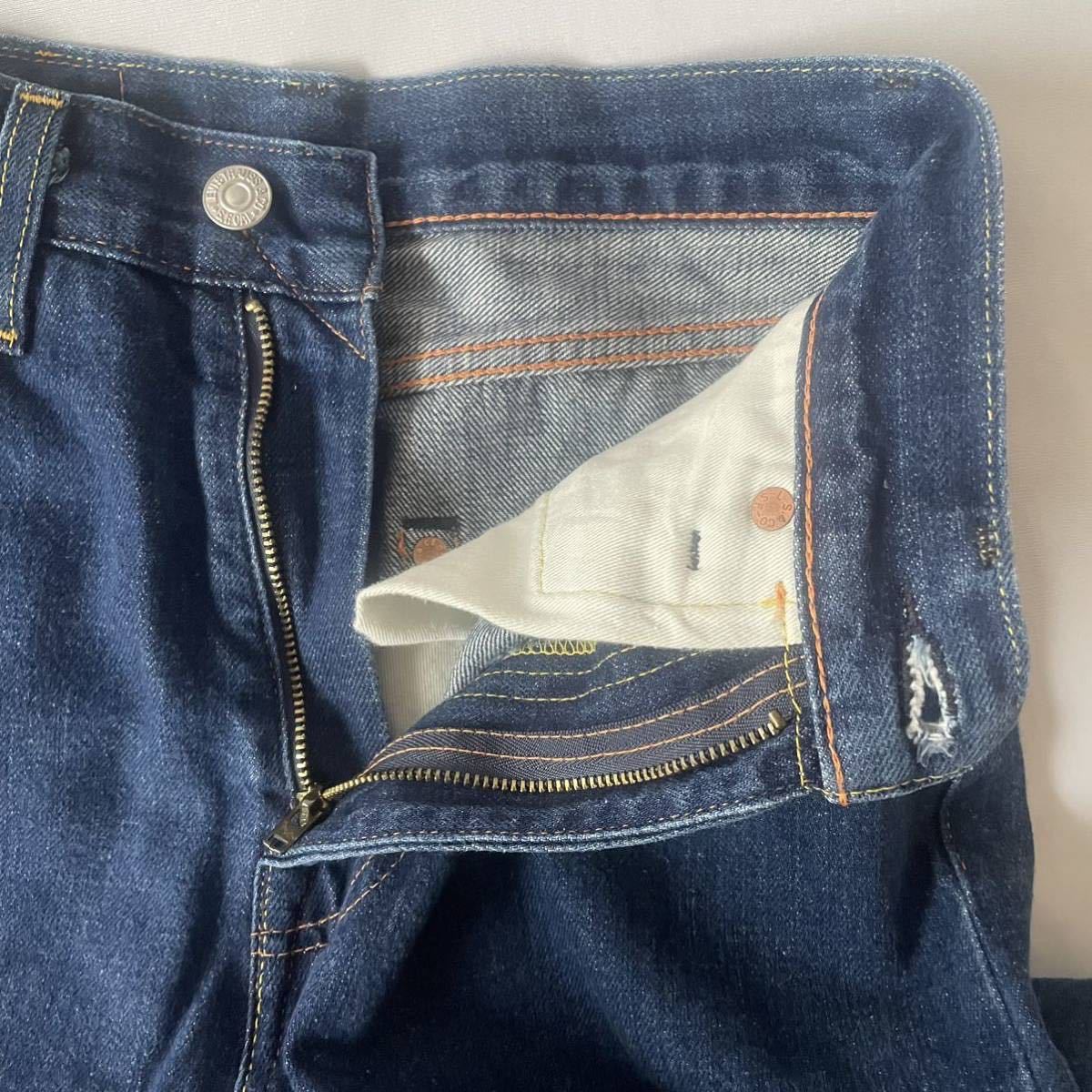 リーバイス トルコ製Levi 's 701 デニムパンツ 裾フリンジ LVC_画像7