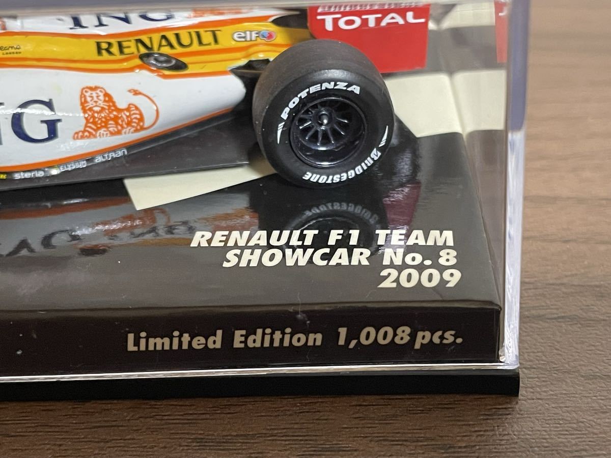 未使用品　2台まとめ売り1/43 ミニチャンプス　RENAULT F1 TEAM SHOWCAR ING R29 No.7 No.8 2009 2台_画像4