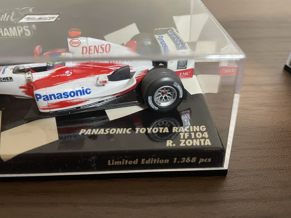 未使用品　1／43ミニチャンプス　Panasonic Toyota Racing DENSO トゥルーリ 2005 2006 Panasonic Toyota Racing 2004 R.ZONTA #16 3台_画像4