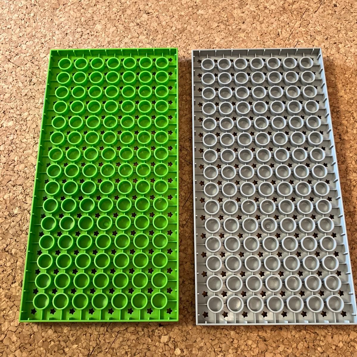 ブロックラボ　ベーシックブロックプレート　2枚セット 基礎板　黄緑色灰色