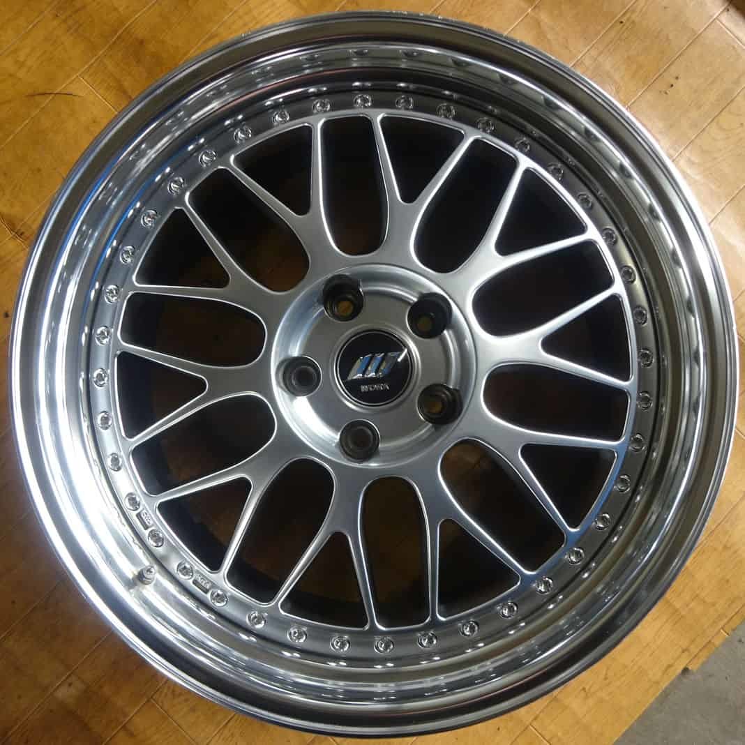 4本 会社宛送料無料 19×9J 10J WORK ワーク ZISTANCE ジスタンス W10Mアルミ 5穴 PCD 114.3mm +39 +49 クラウン セルシオ フーガ NO,Z5608_画像3