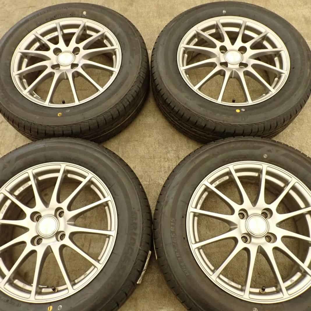 夏 新品 2022年製 4本SET 会社宛 送料無料 185/65R15×5.5J 88S ブリヂストン ネクストリー アルミ フィールダー フリード ノート NO,D3973の画像4