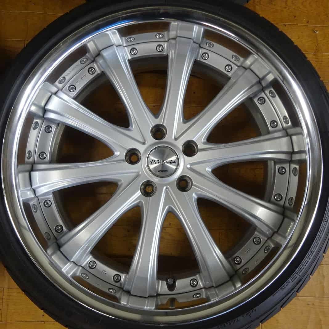 夏4本 会社宛 送料無料 235/35ZR20×8.5J 92W DELMAX PERFORMPRO WORK ワーク ヴァリアンツァ VARIANZA V5N アルミ クラウン 特価 NO,Z5614_画像2