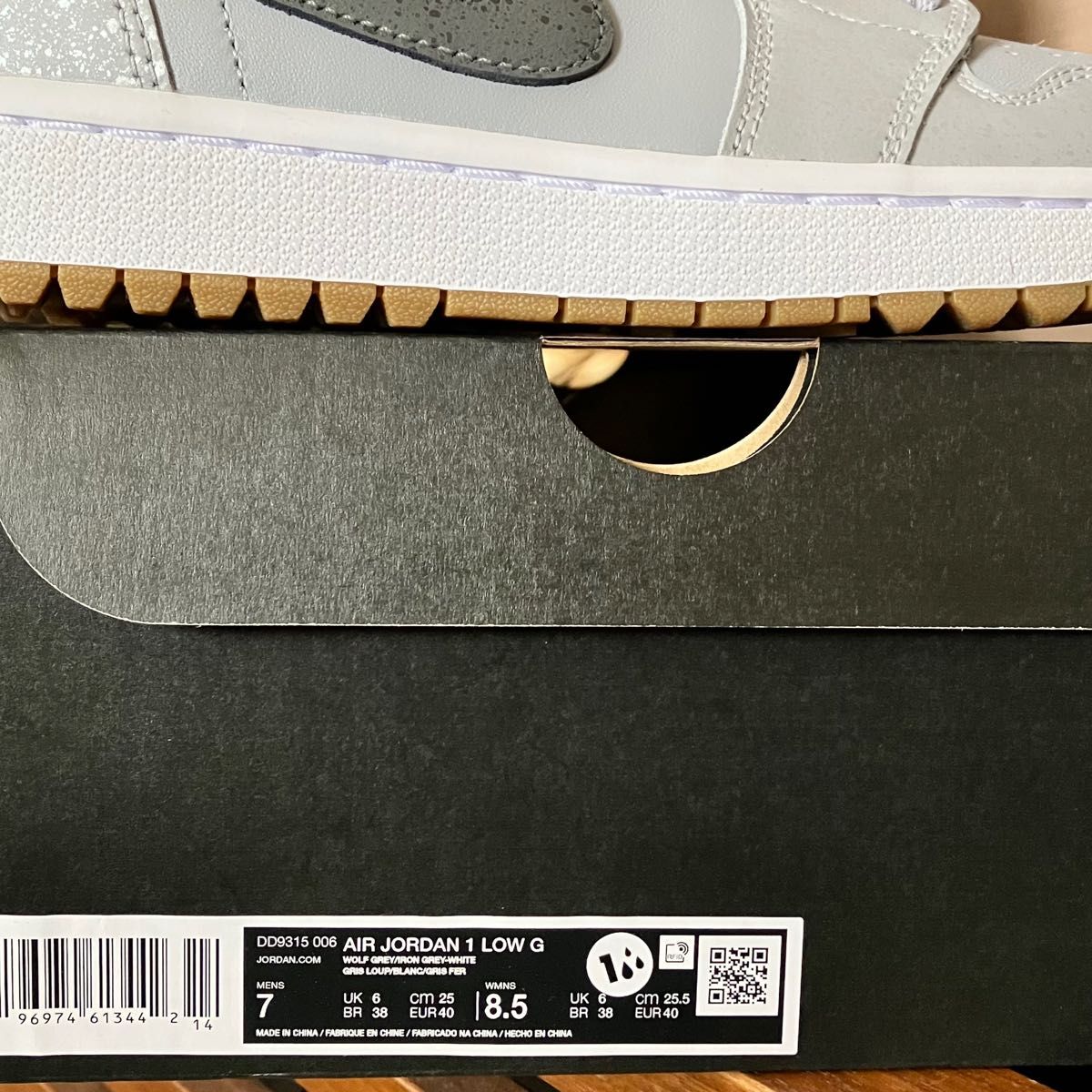 Nike Air Jordan 1 Low Golf Wolf Grey Gum エアジョーダン1 Nike Air Jordan 1 Low Golf Wolf Grey Gum エアジョーダン1