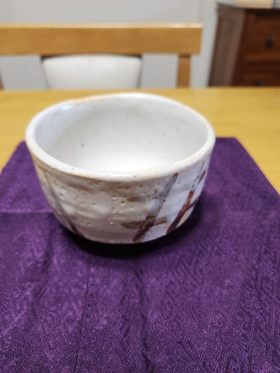 茶道具　抹茶茶碗　志野焼