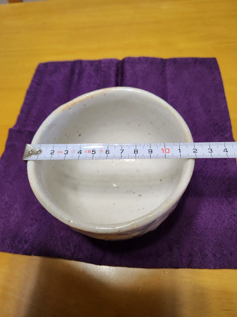 茶道具　抹茶茶碗　志野焼