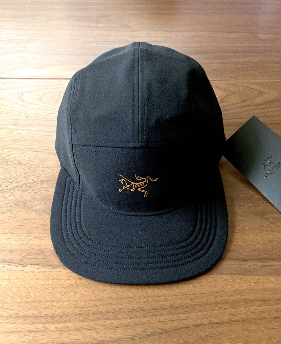 即決★正規品★ 軽量・通気性 ARC'TERYX / Calidum 5 Panel Hat / Black / アークテリクス カリダム 5パネル ハット キャップ ブラック 黒_画像1