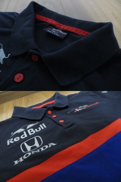 トルコ製 スクーデリア トロロッソホンダ HONDA F1 チームポロシャツ Sサイズ_画像4