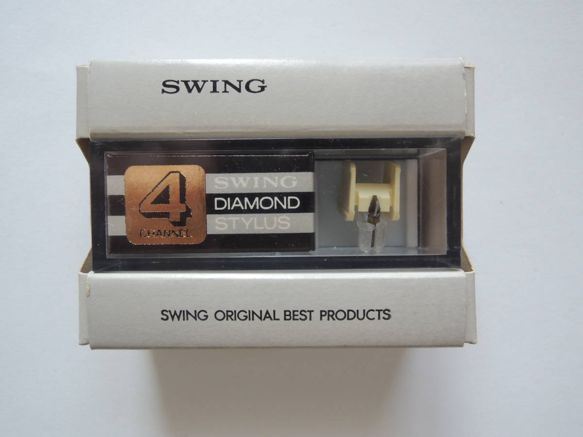 E / SWING スウィング レコード針 4-CHANNEL DIAMOND STYLUS Pioneer パイオニア USE・P-PN-21 用交換針 日本製 未使用自宅保管品_画像1