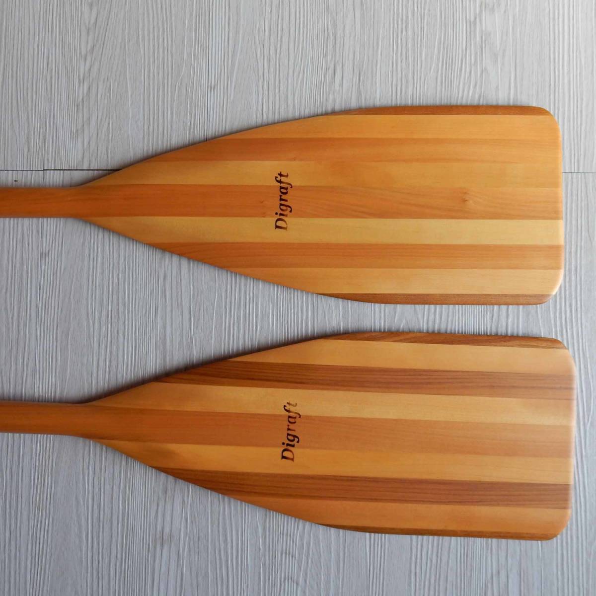 木製 カヌーパドル 手づくり2本セット 全長 約120cm×2本 木製 カヌーパドル 手づくり2本セット 全長 約120cm×2本