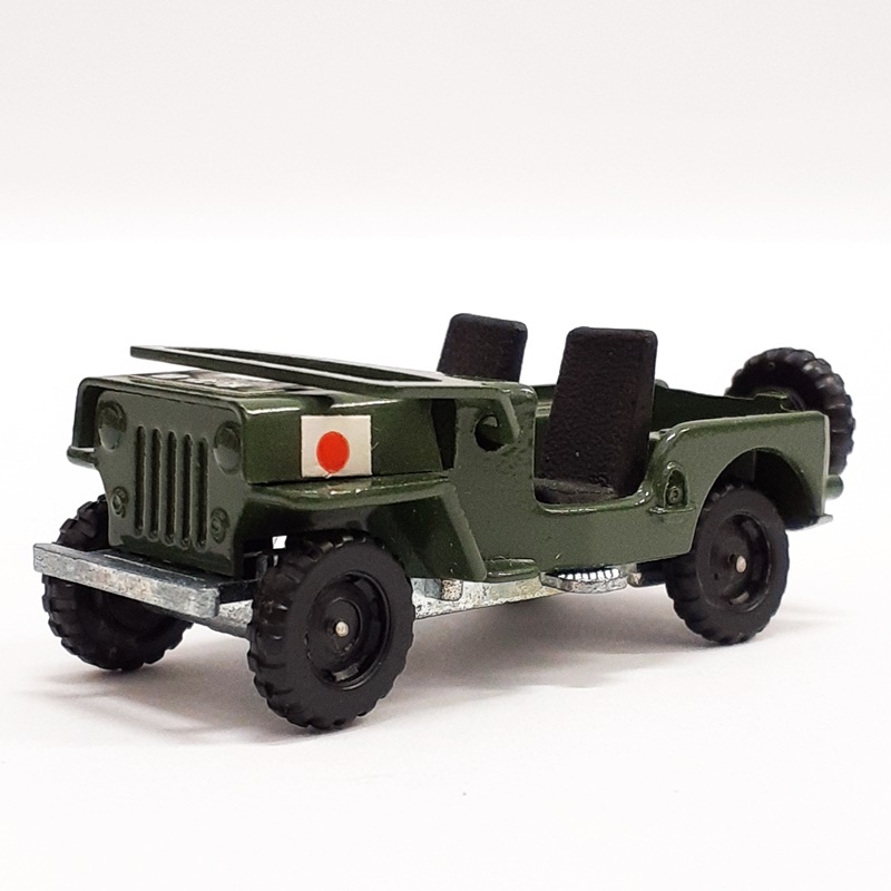 (完全現状品) TOMY トミカ 黒箱 25 三菱 ジープ J3R 自衛隊 日本製 当時物 No.25 MITSUBISHI tomica 詳細不明 (ジャンク扱い) ※o10_画像2