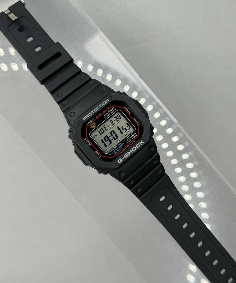 未使用同様 極美品CASIO G-SHOCK GW-M5600-1JF タフソーラー 電波受信 電波ソーラー マルチバンド5 スクウェア ブラック スピード オリジン_画像10