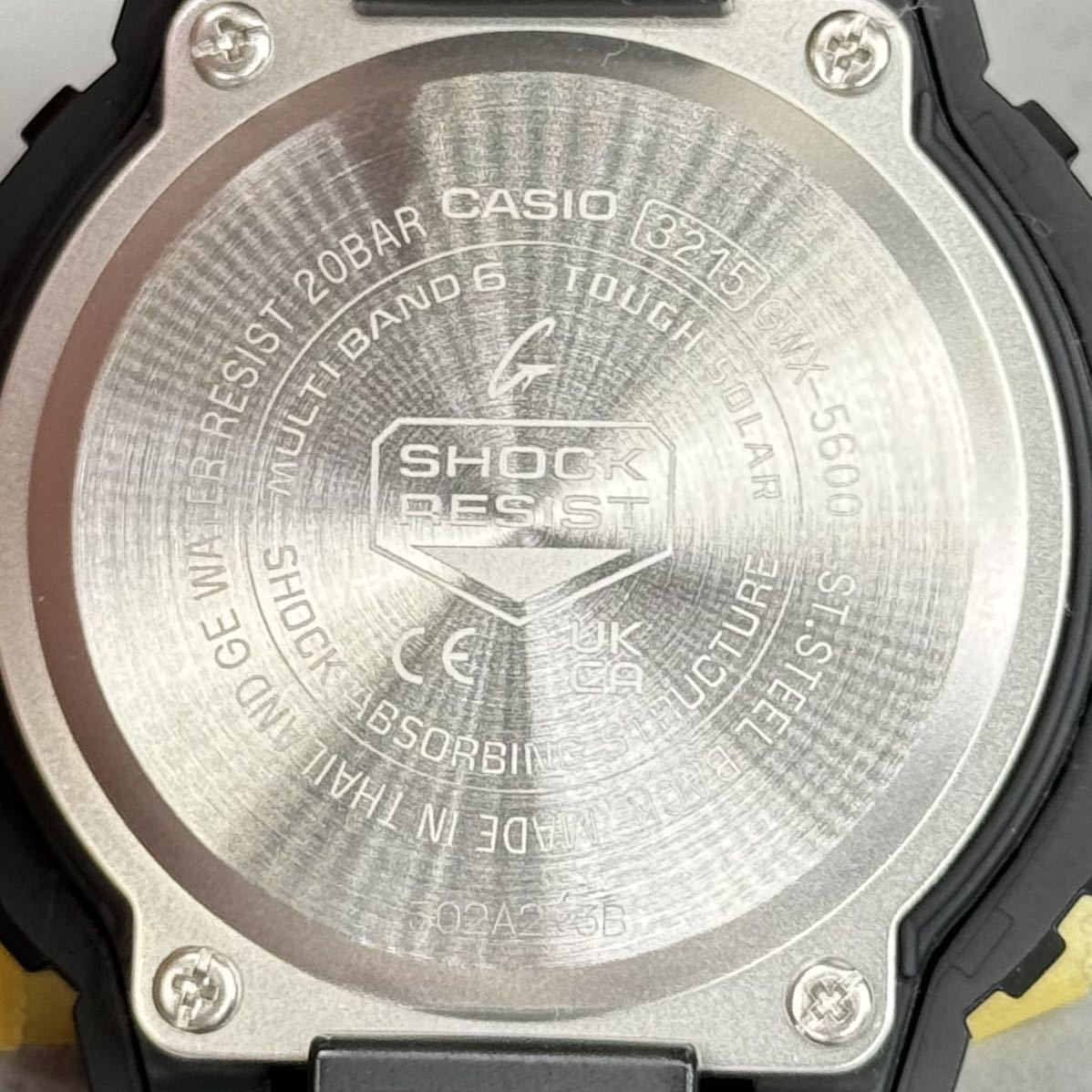 未使用同様極美品 箱説付G-SHOCK GWX-5600-1JF G-LIDE Gライド タフソーラー電波受信 電波ソーラー マルチバンド6 ブラック 月齢表示_画像8