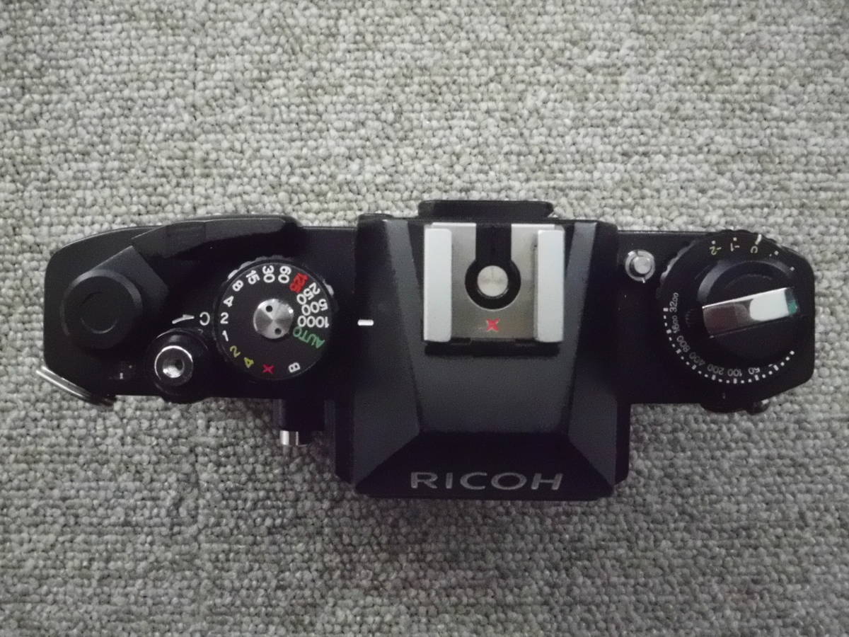 【ジャンク】RICHO フィルム カメラ XR-2 ブラック 本体 ◆ リコー 一眼レフ Kマウント【中古・外装美品】_画像3