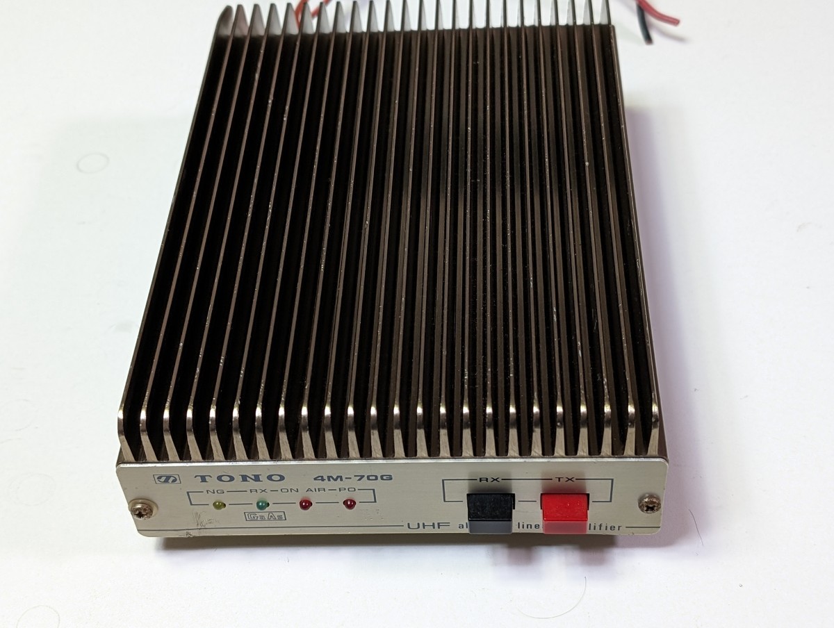 430MHzリニアアンプTONO製 Yahoo!オークション - TONO 4M-70G UHF オールモードリニア