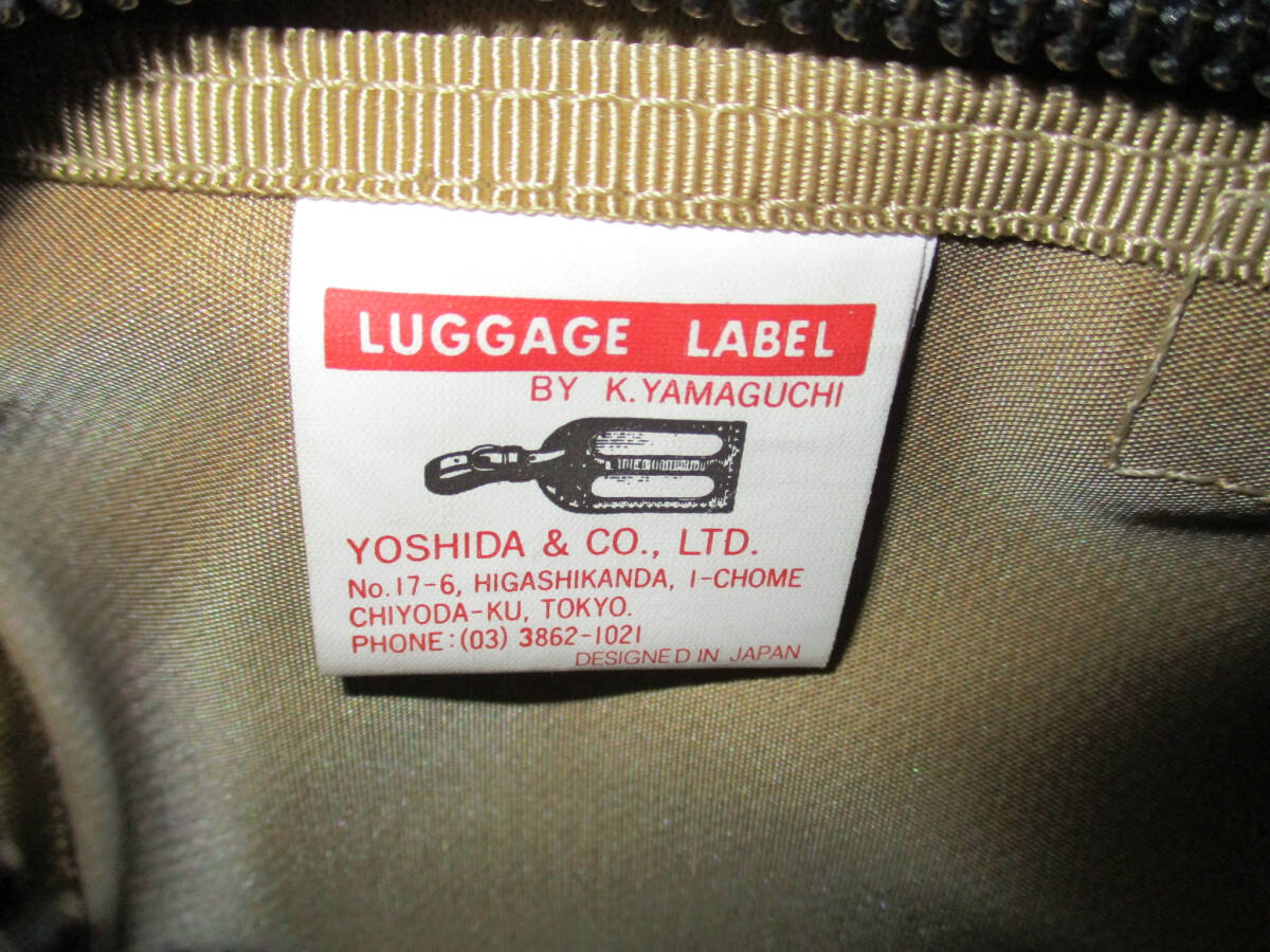 吉田鞄 LUGGAGE LABEL　K.YAMAGUCHI 　ラゲッジレーベル　 ウエストポーチ　ボディバッグ　山口タグ　　（3E　５_画像9