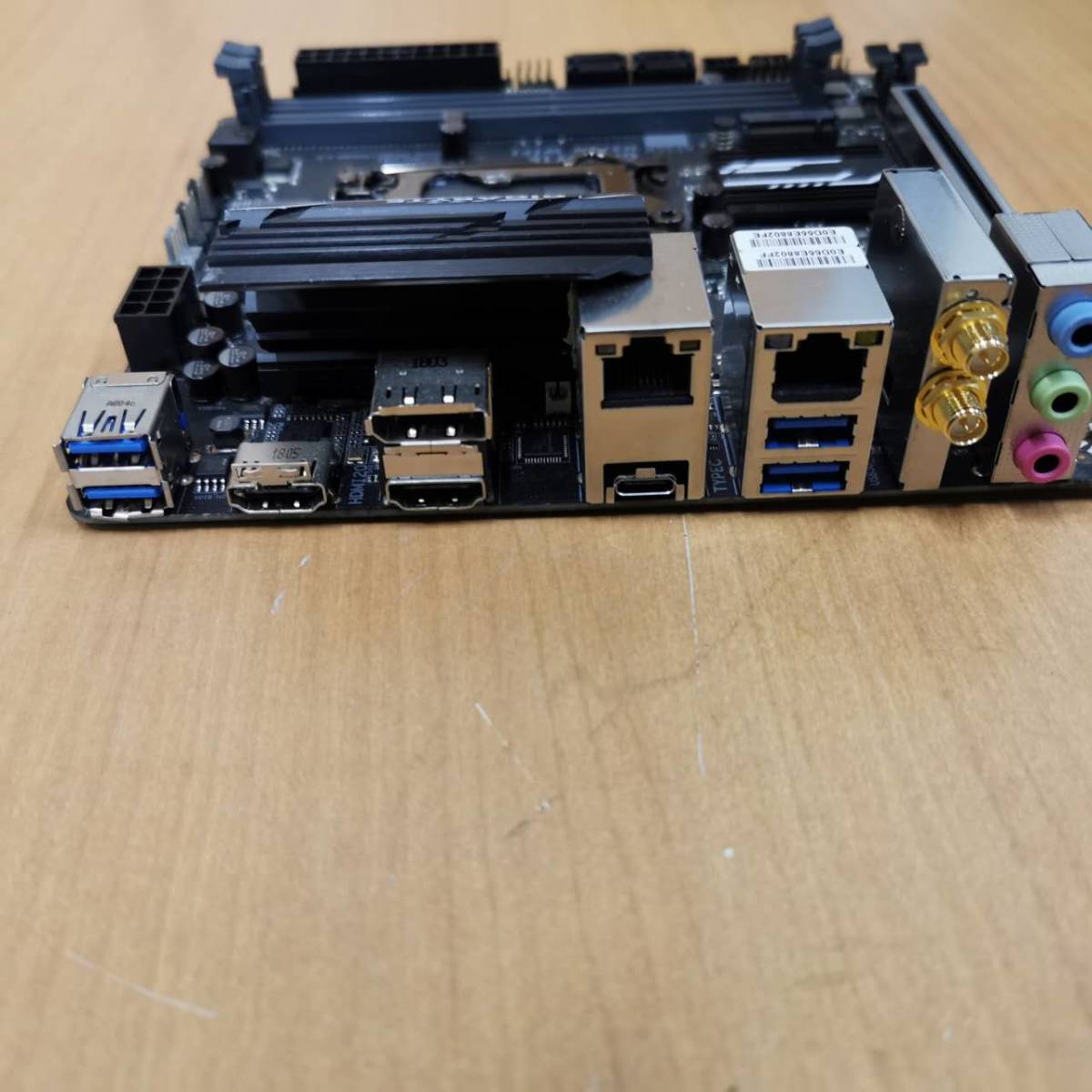 GIGABYTE H370N WIFI/MiniITXマザーボード/(LGA1151)INTEL第8,9世代CPU対応/PCパーツ DIY 修理材料★動作未確認・ジャンク★現状渡しの画像7