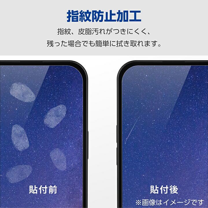 エレコム iPhone15ProMax ガラスフィルム BLカット_画像5