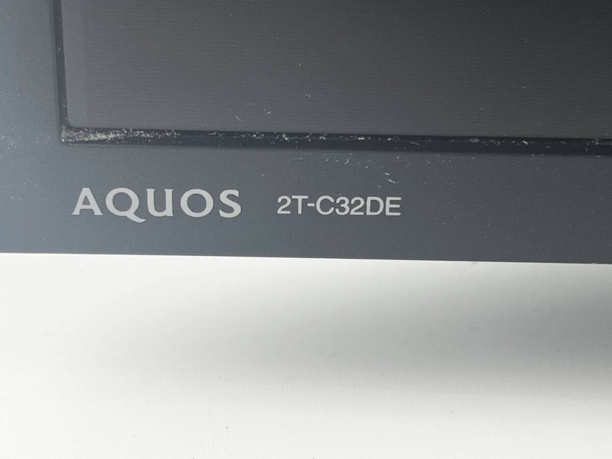 1円～ SHARP AQUOS 2T-C32DE 液晶テレビ 32型 2021年製 TV シャープ アクオス 通電確認済み_画像3